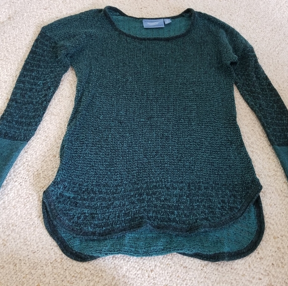 Vera Wang teal sweater - Picture 3 of 5